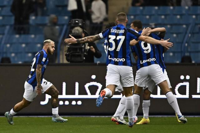 Supercoppa all’Inter, Milan battuto 3-0