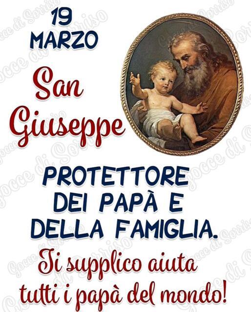 San Giuseppe e la festa del papà