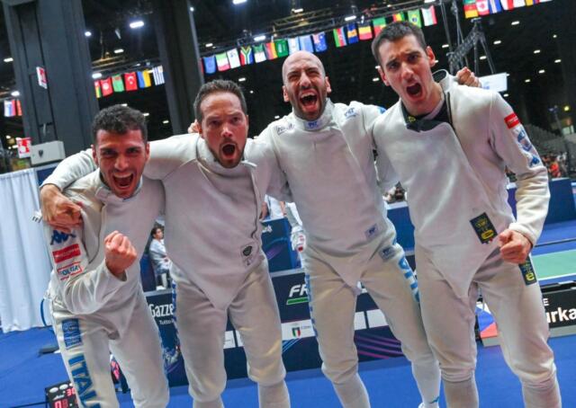 Italia oro mondiale nella spada maschile dopo 30 anni